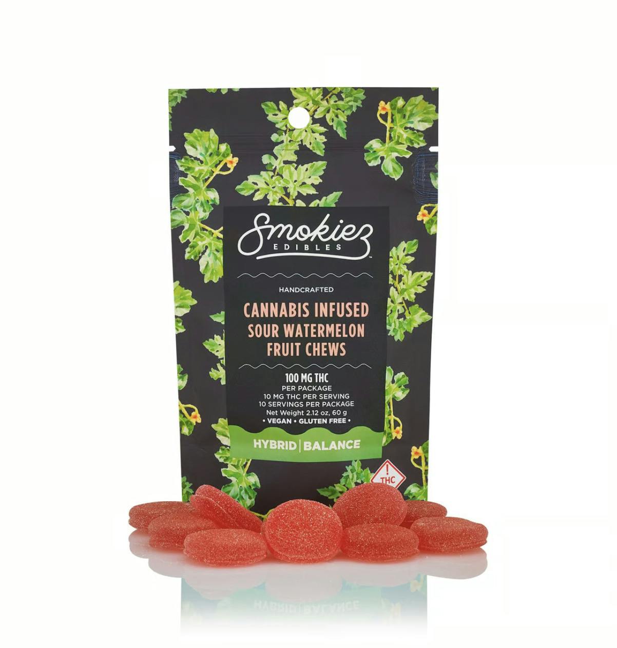 Sour Watermelon Fruit Chews [10pk]