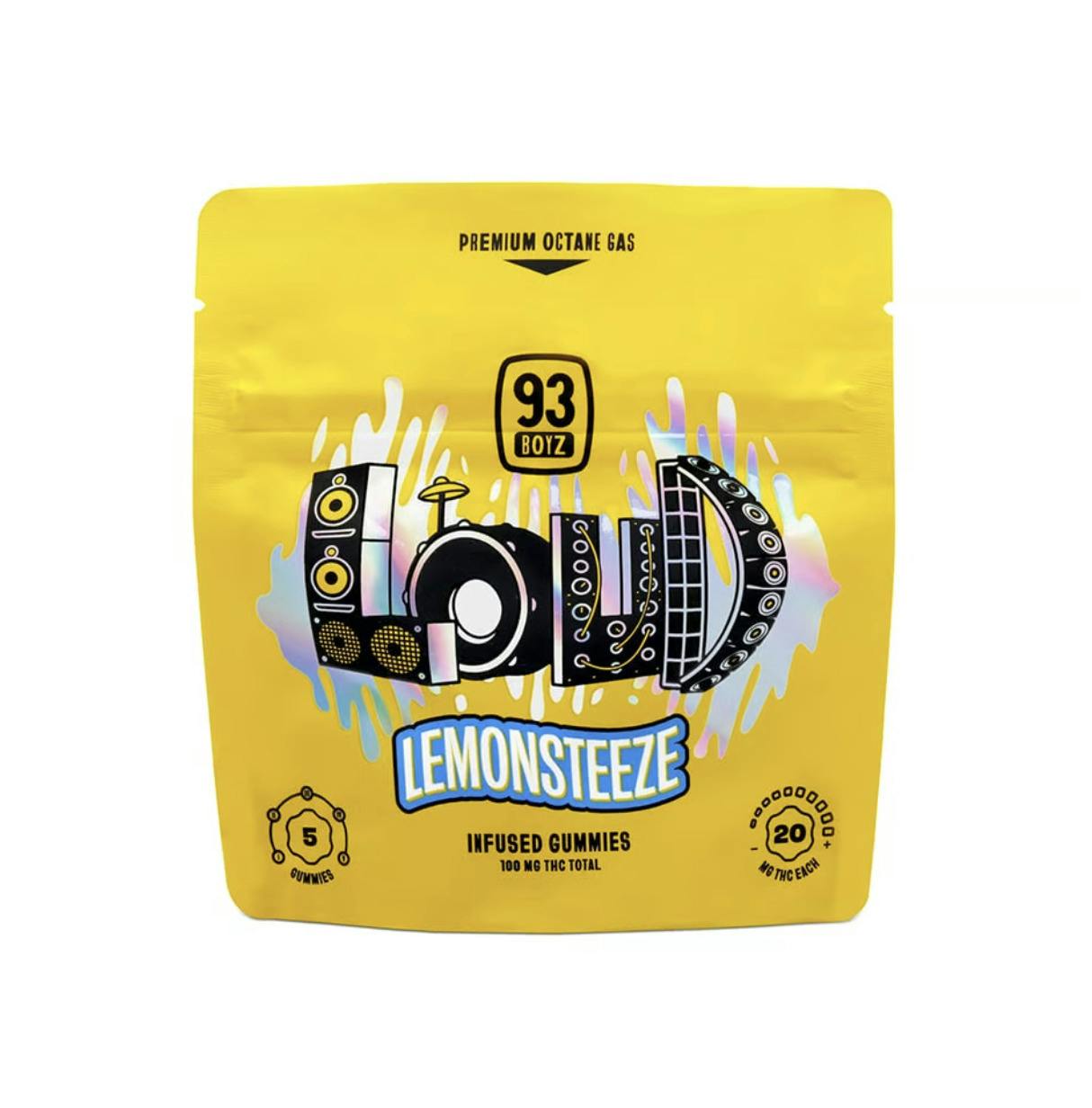 LOUD Lemonsteeze Gummies [5pk]