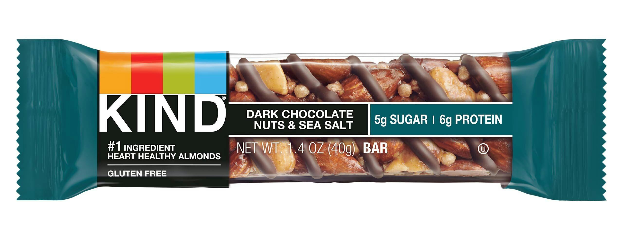 KIND Dark Chocolate Nuts & Sea Salt Bar (1.4 oz)
