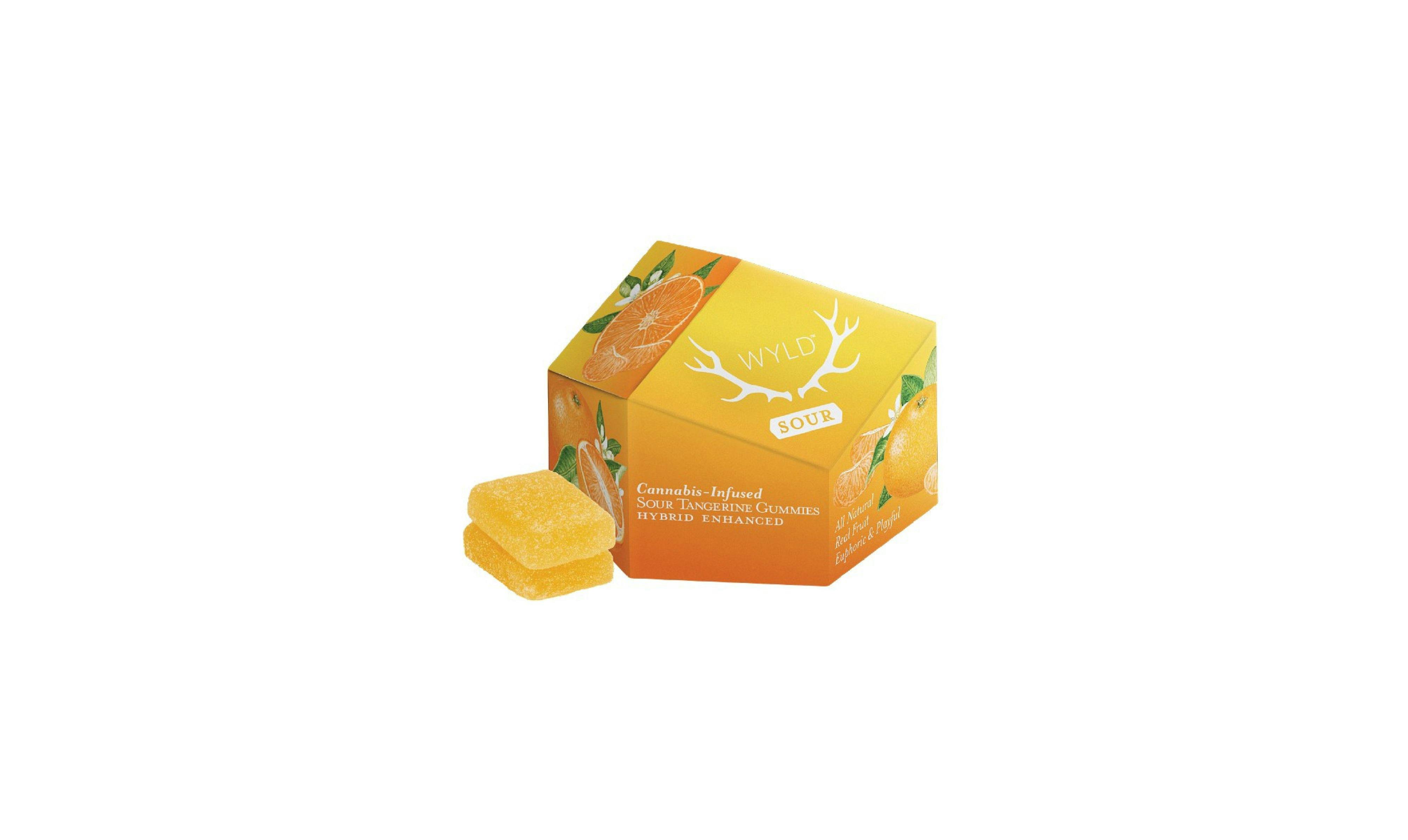 Wyld Gummies: Wyld Gummies THC HYBRID Sour Tangerine 100mg