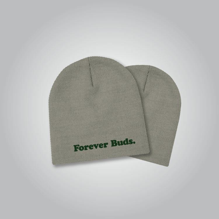 Knit Skull Toque Style - Concrete - Forever Buds - Forest Green