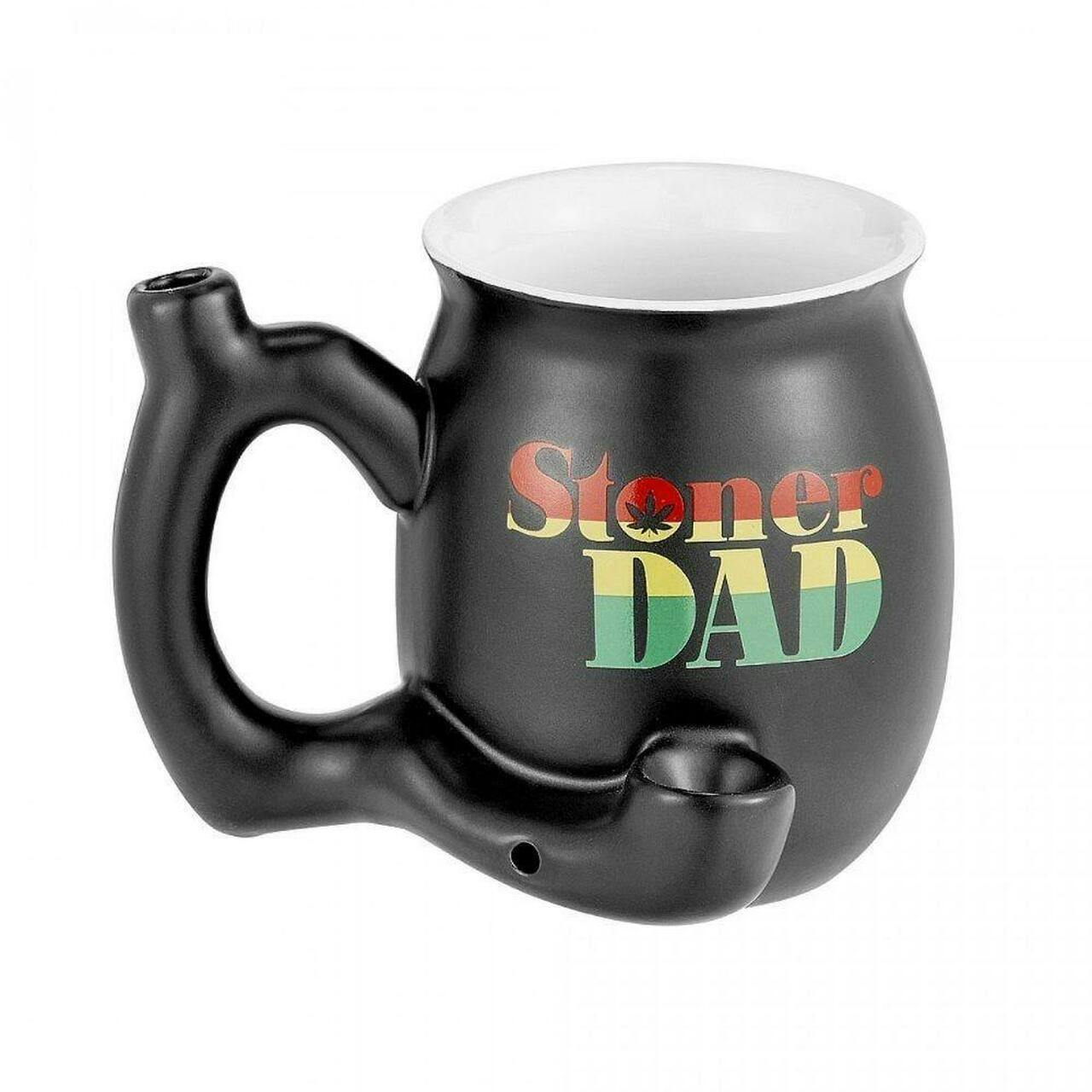 Stoner Dad Pipe Mug - Black