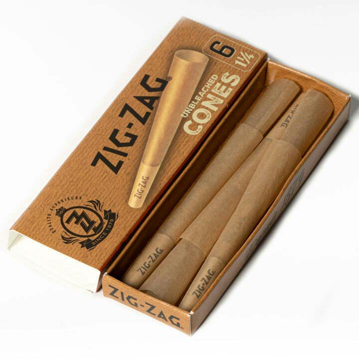 Zig Zag - Unbleached 1 1/4 Cones