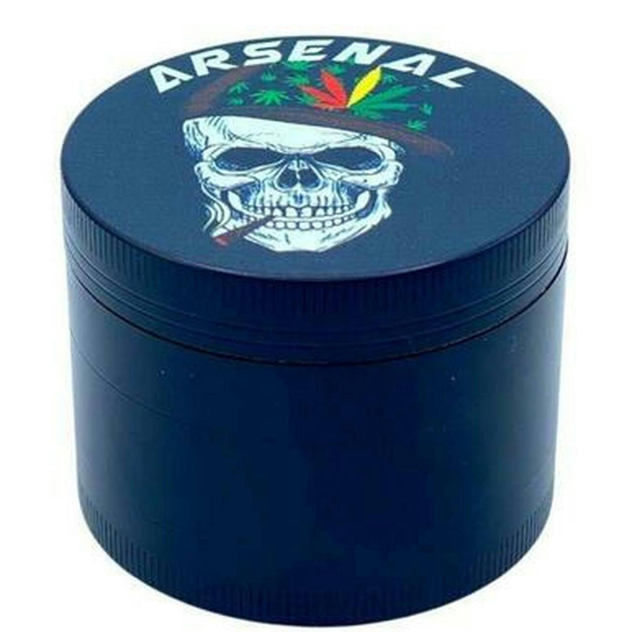 Arsenal Skull Print 55mm 4-Piece Grinder