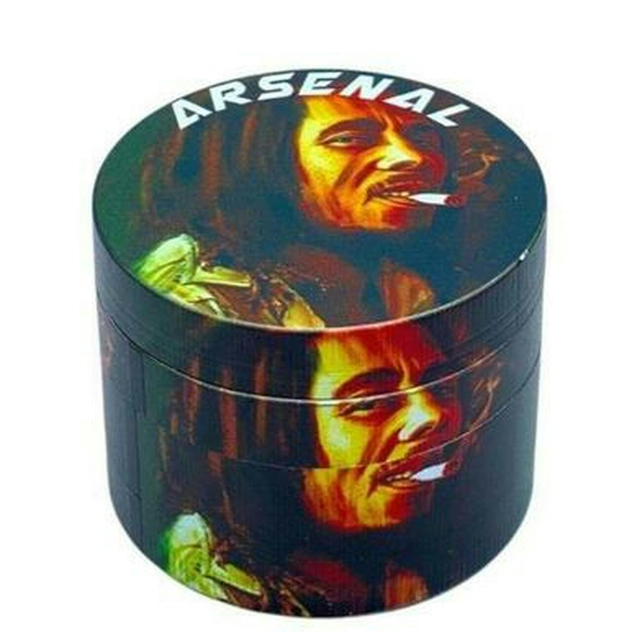 Arsenal Bob Marley 55mm 4-Piece Grinder
