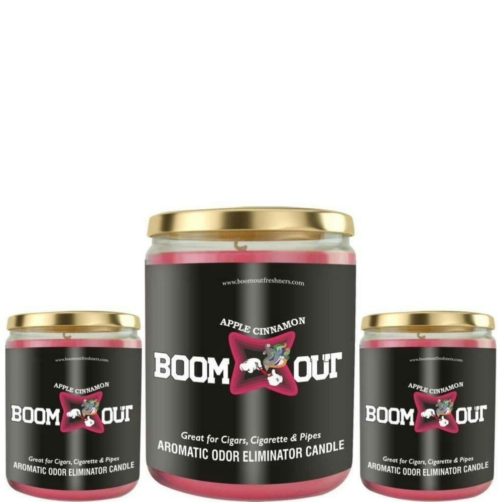 Boom Out Apple Cinnamon Scented Candle - 13oz