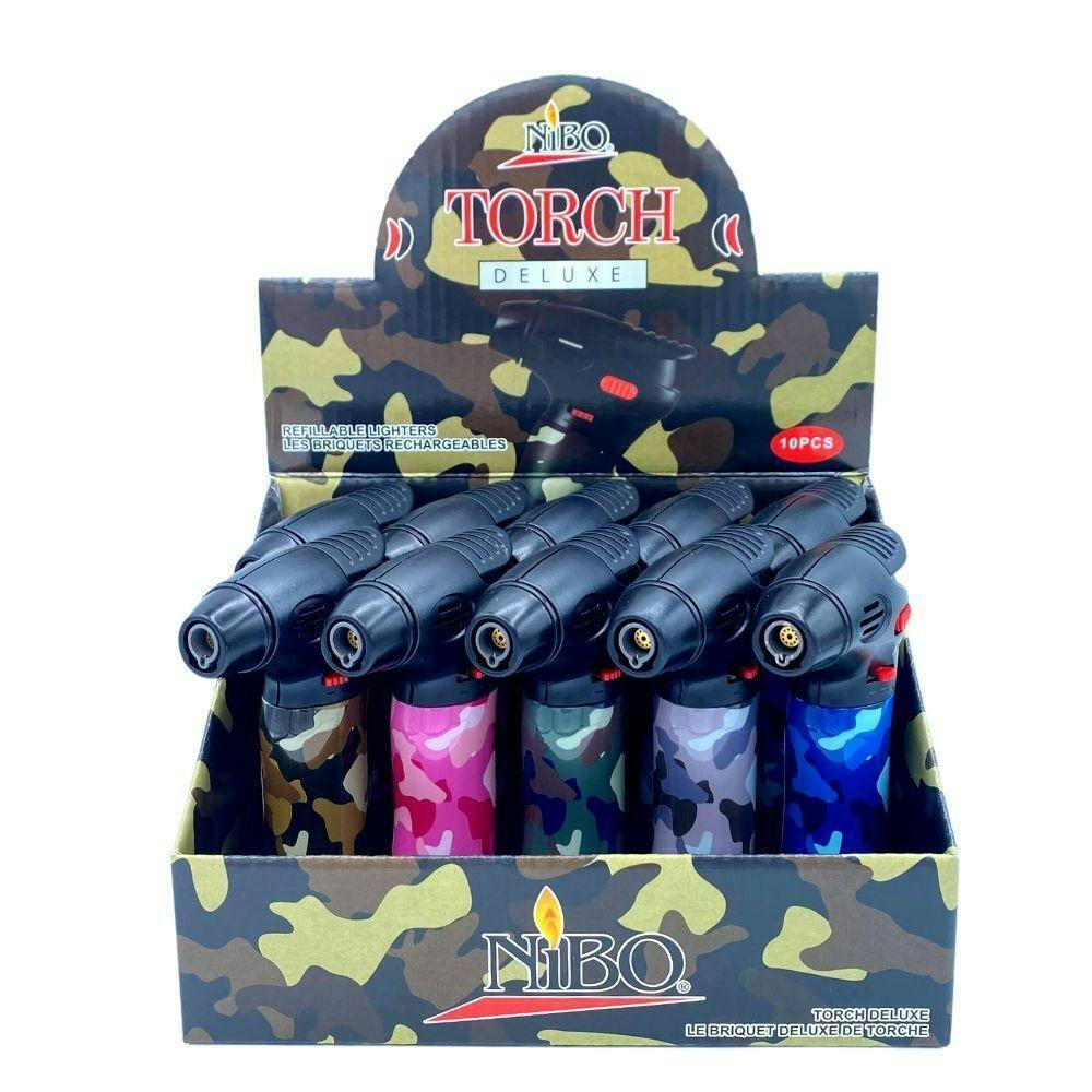 Nibo Deluxe Torch Lighter Camo Design