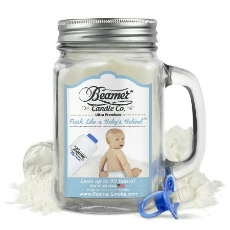 Beamer Fresh like a Baby’s Behind 12oz Scented Candle