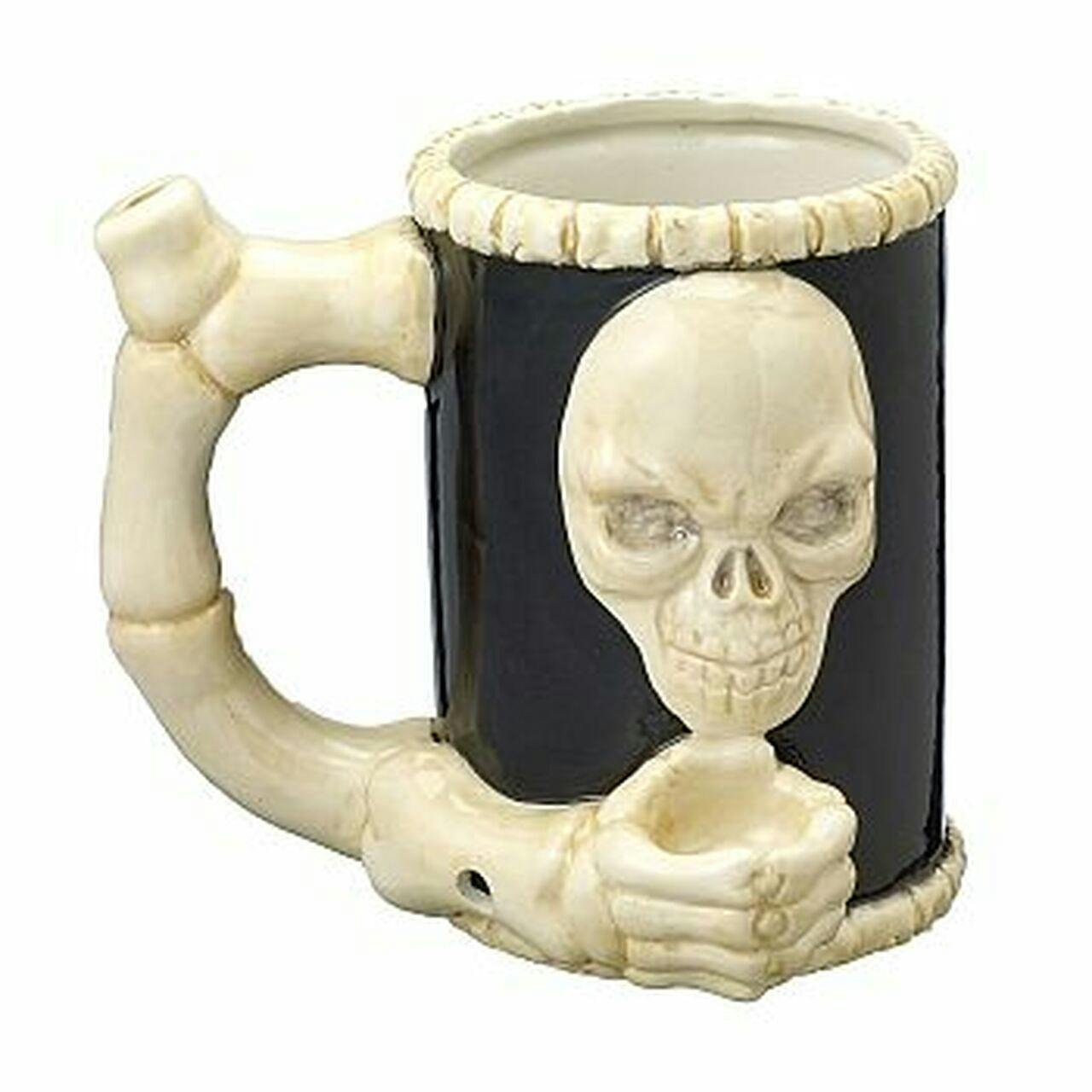 Skull and Bones Pipe Mug