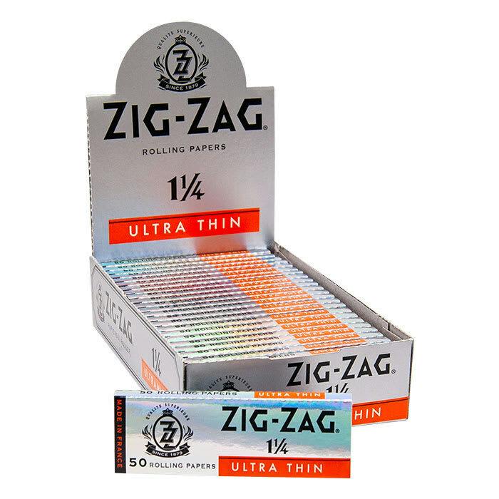 Zig Zag Silver Ultra Thin 1.25 Rolling Papers