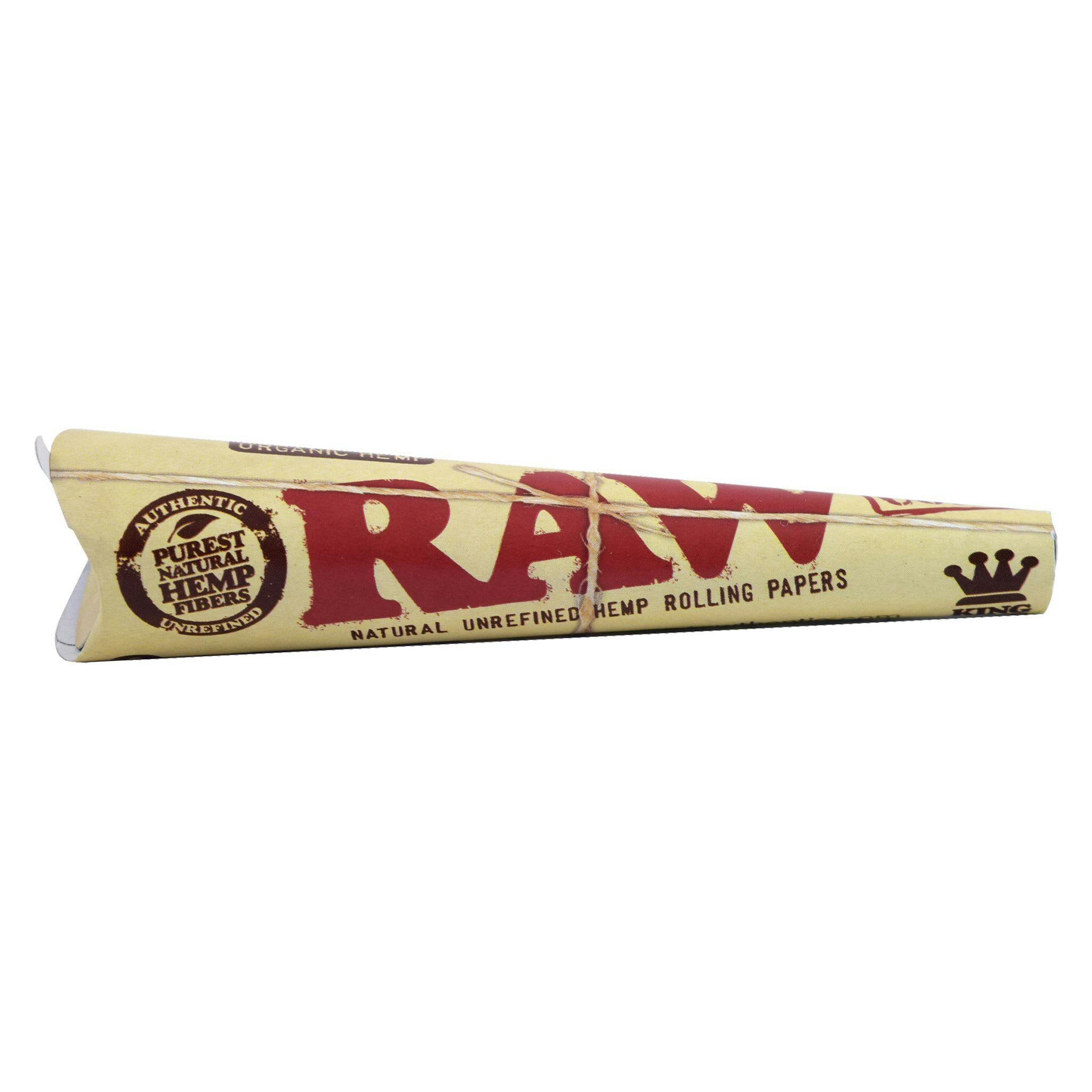 RAW Organic Pre-Rolled Cones King Size 3 Pack
