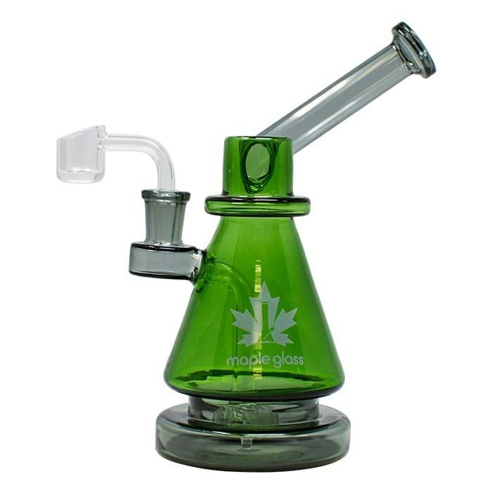 Green Goddess of The Earth Series 9 Inches Glass Dab Rig