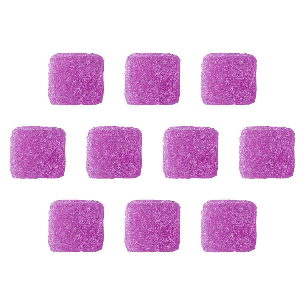 10 Gemz Grape Escape (Sour Gummies) Live Resin Blend 10x1 Pack Soft Chews