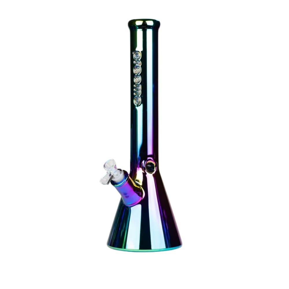16" 9mm Preemo Glass Ion Plated Beaker Bong