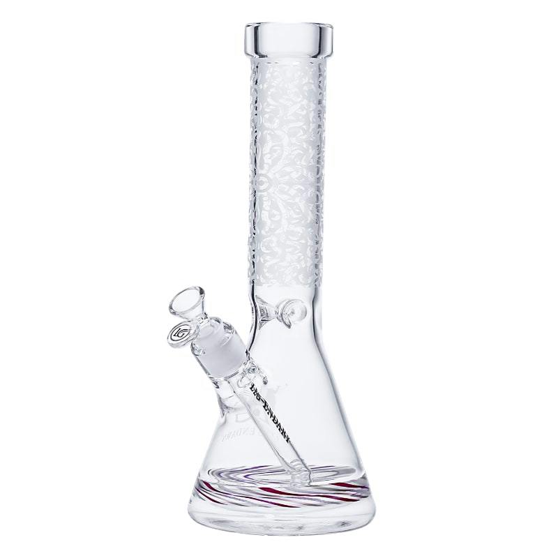 14" 5mm Legendary Etched Twist Beaker Bong