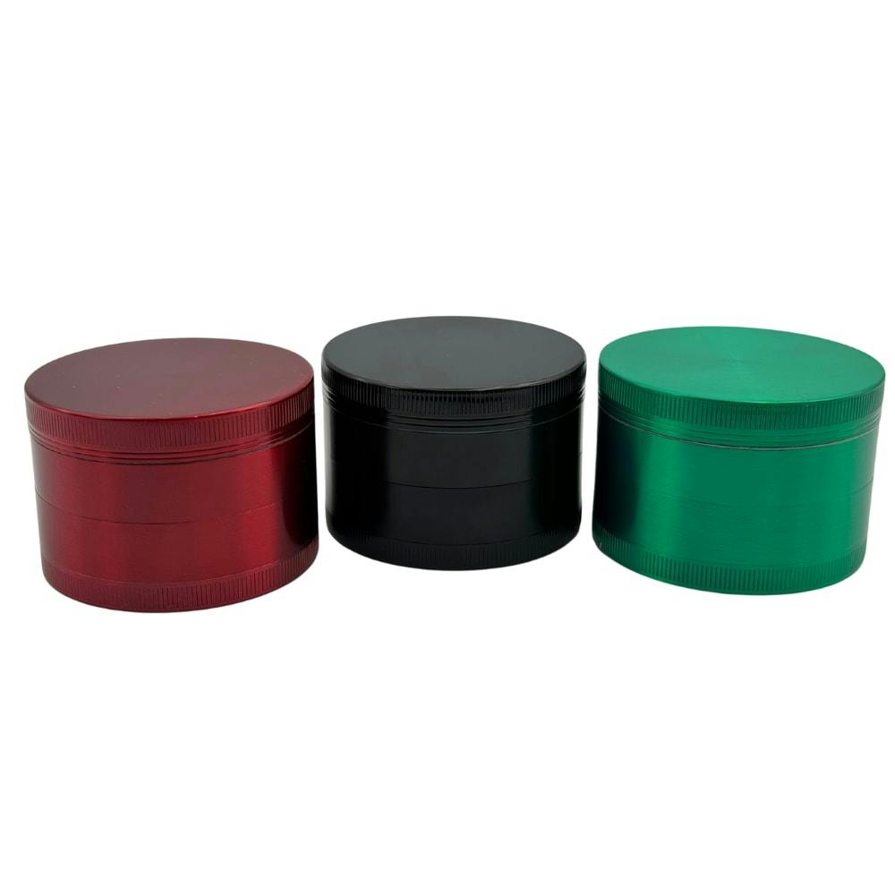 Arsenal Solid UltraSheen 55mm 4- Pc Grinder - Assorted Colours