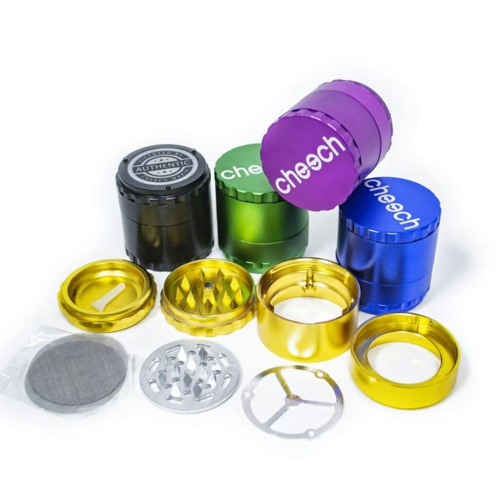 Cheech 63mm 4pc Grinder Assorted Colours
