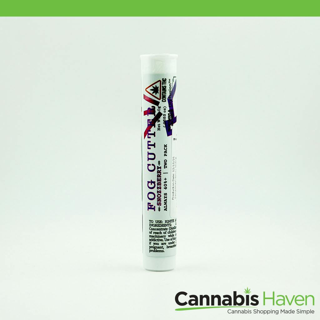 Fog Cutters Snozzberry .5g-2pk INF Prerolls
