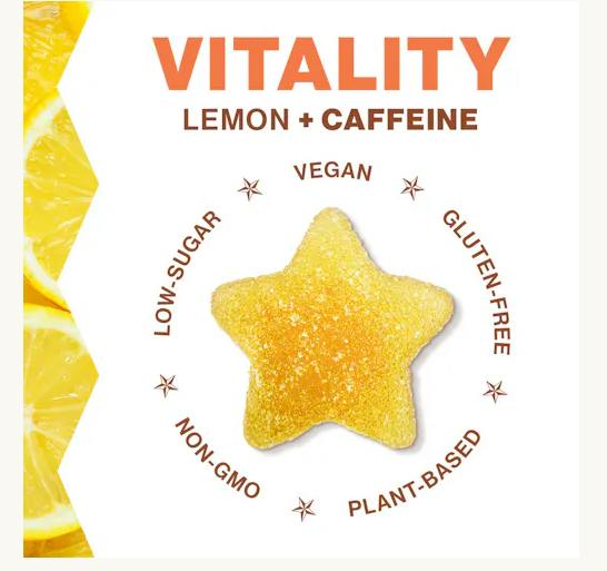 Vitality Lemon | Green Meadows | 100mg Gummies (S)