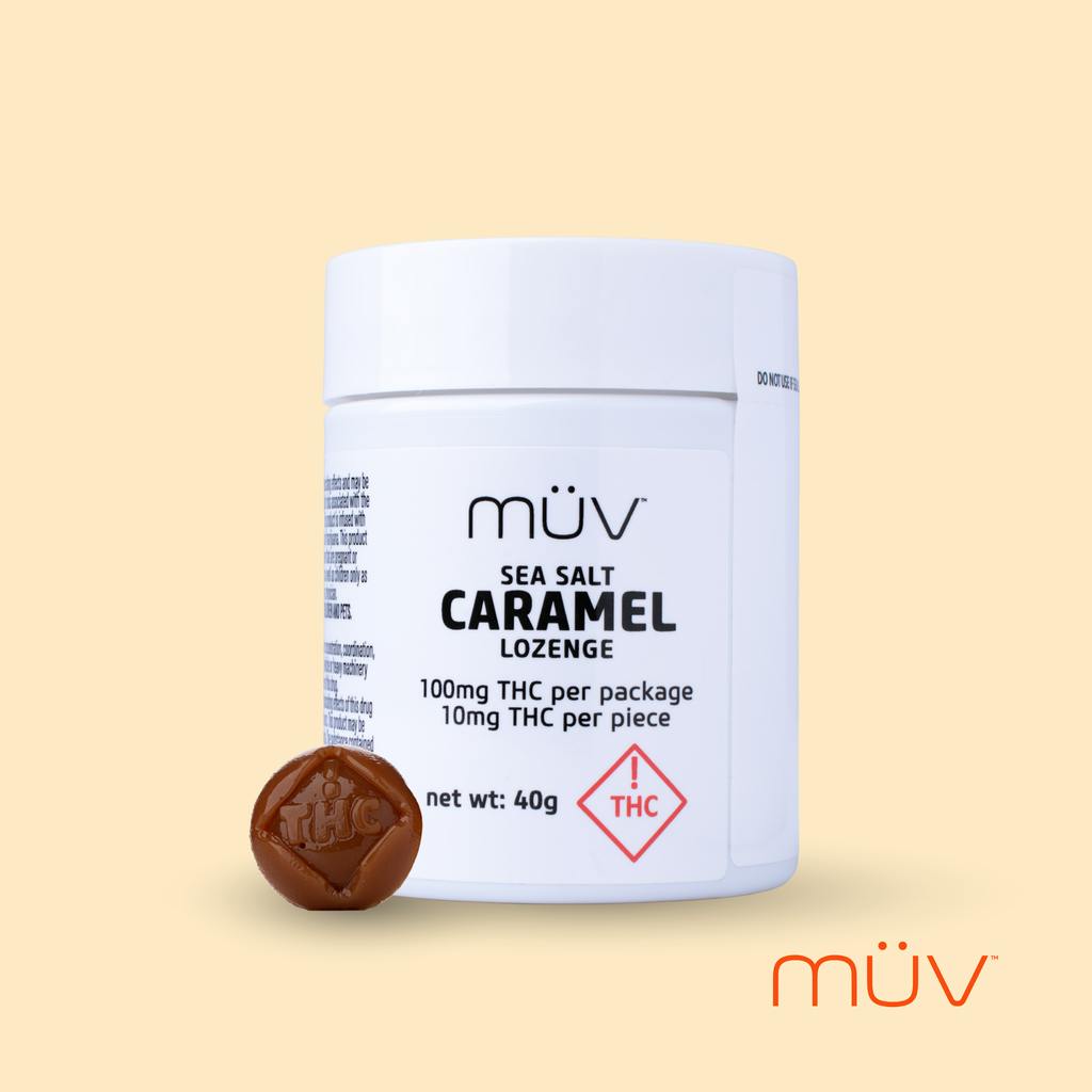 MÜV Caramel Sea Salt 100mg [10-Pack] at MÜV Cannabis Dispensary