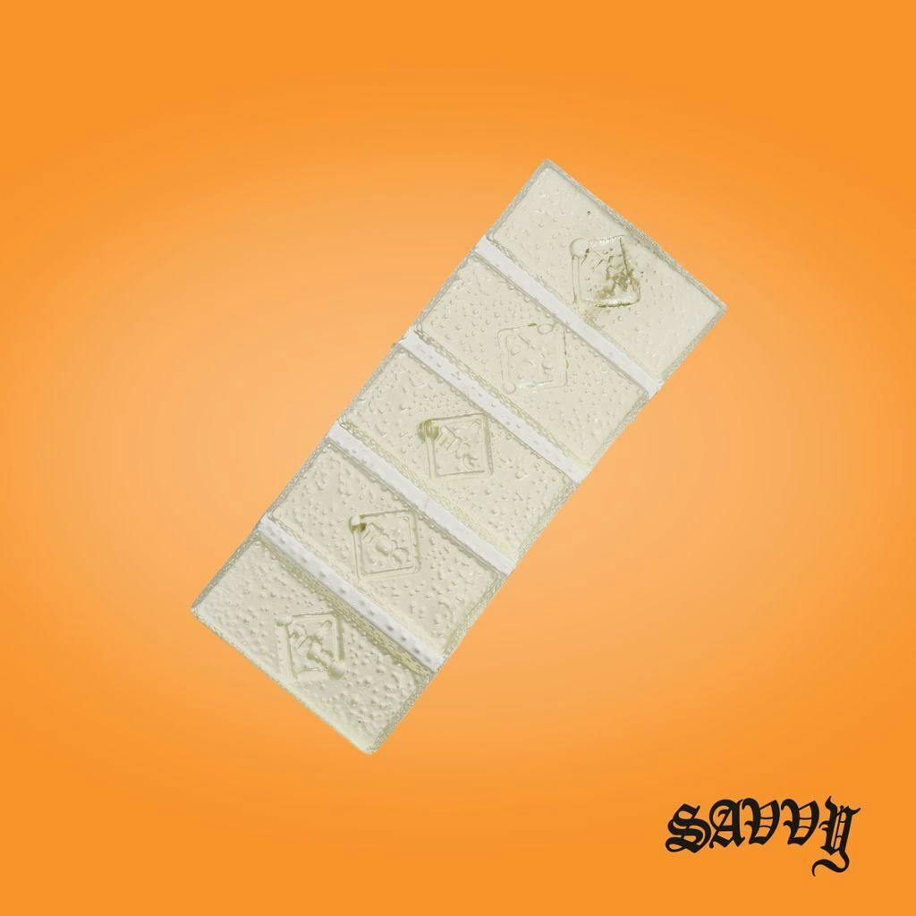Savvy Extra Pineapple Passionfruit Soft Chew 50mg Piece at MÜV Cannabis Dispensary