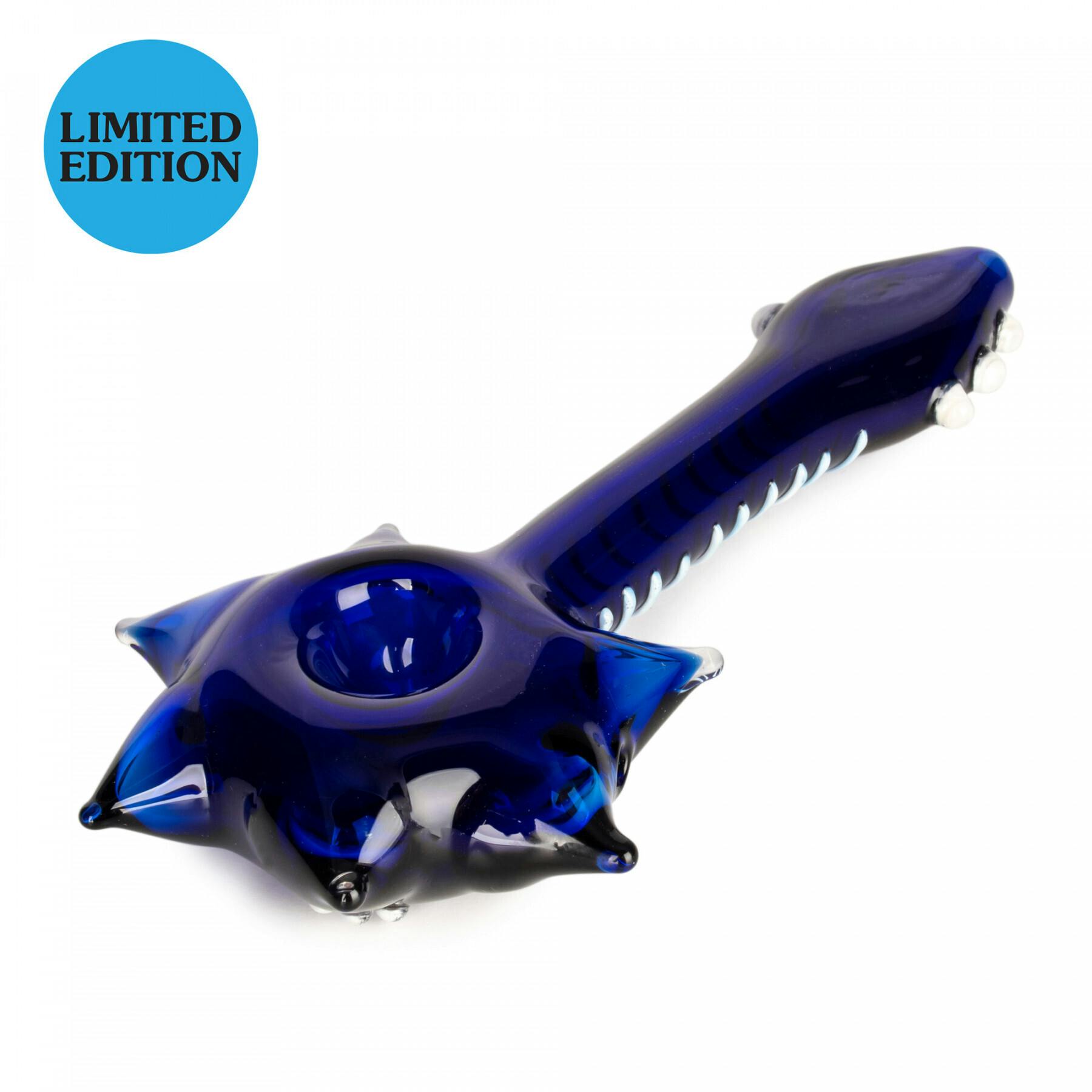 6" Guitar Hand Pipe - Blue