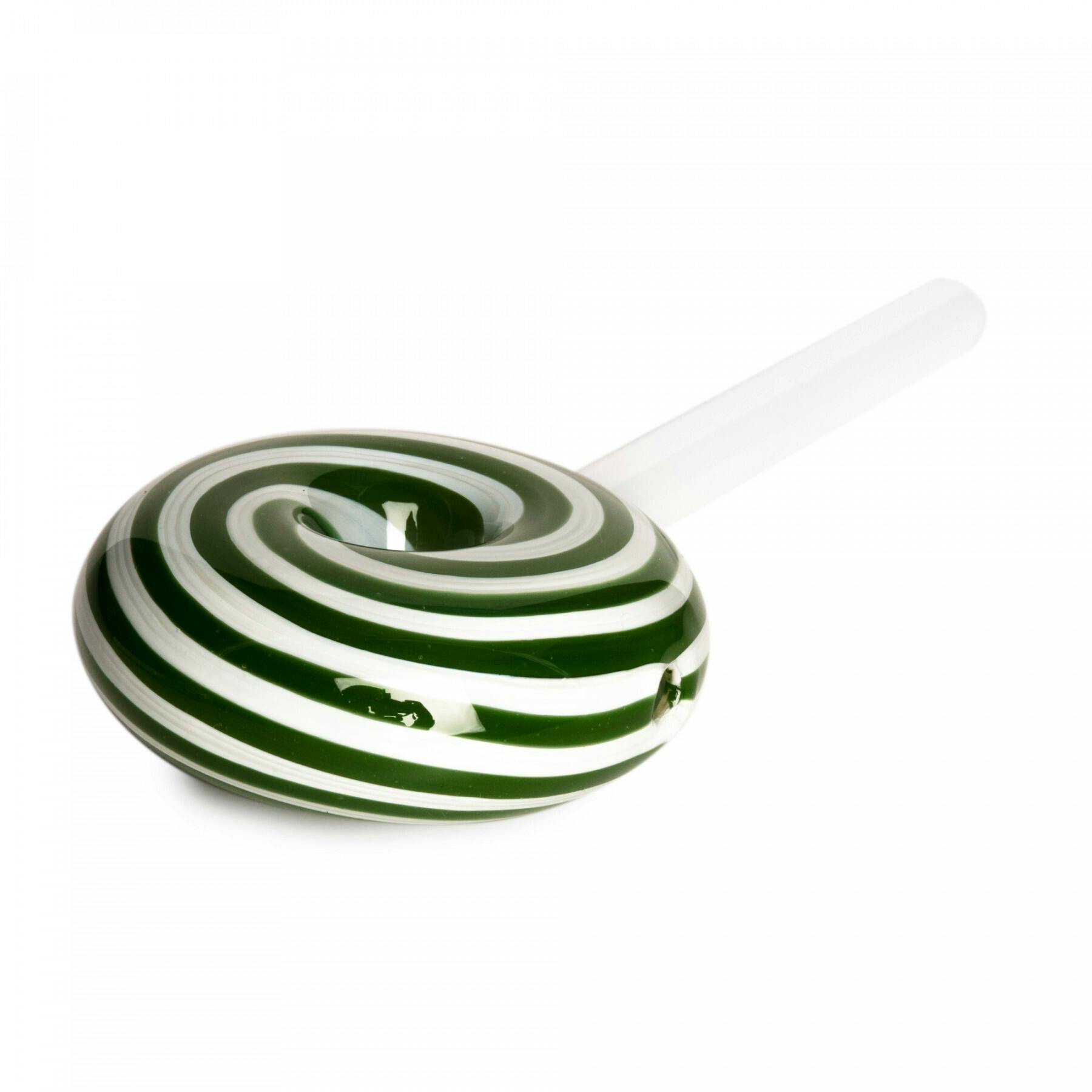 6" Pinwheel Lollipop Pipe - Green