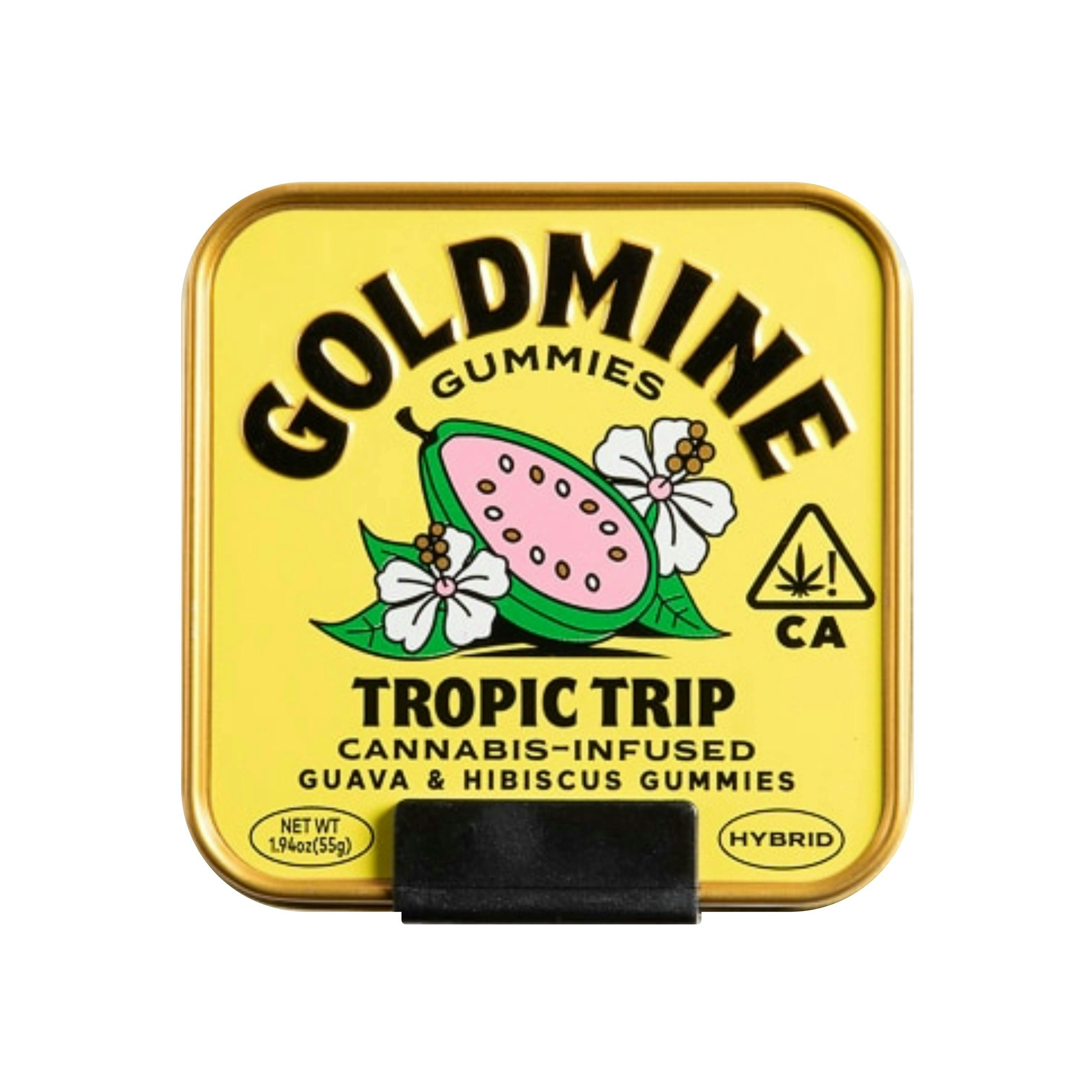 Tropic Trip Guava & Hibiscus Gummies | 100mg | 10ct | 10mg/ea