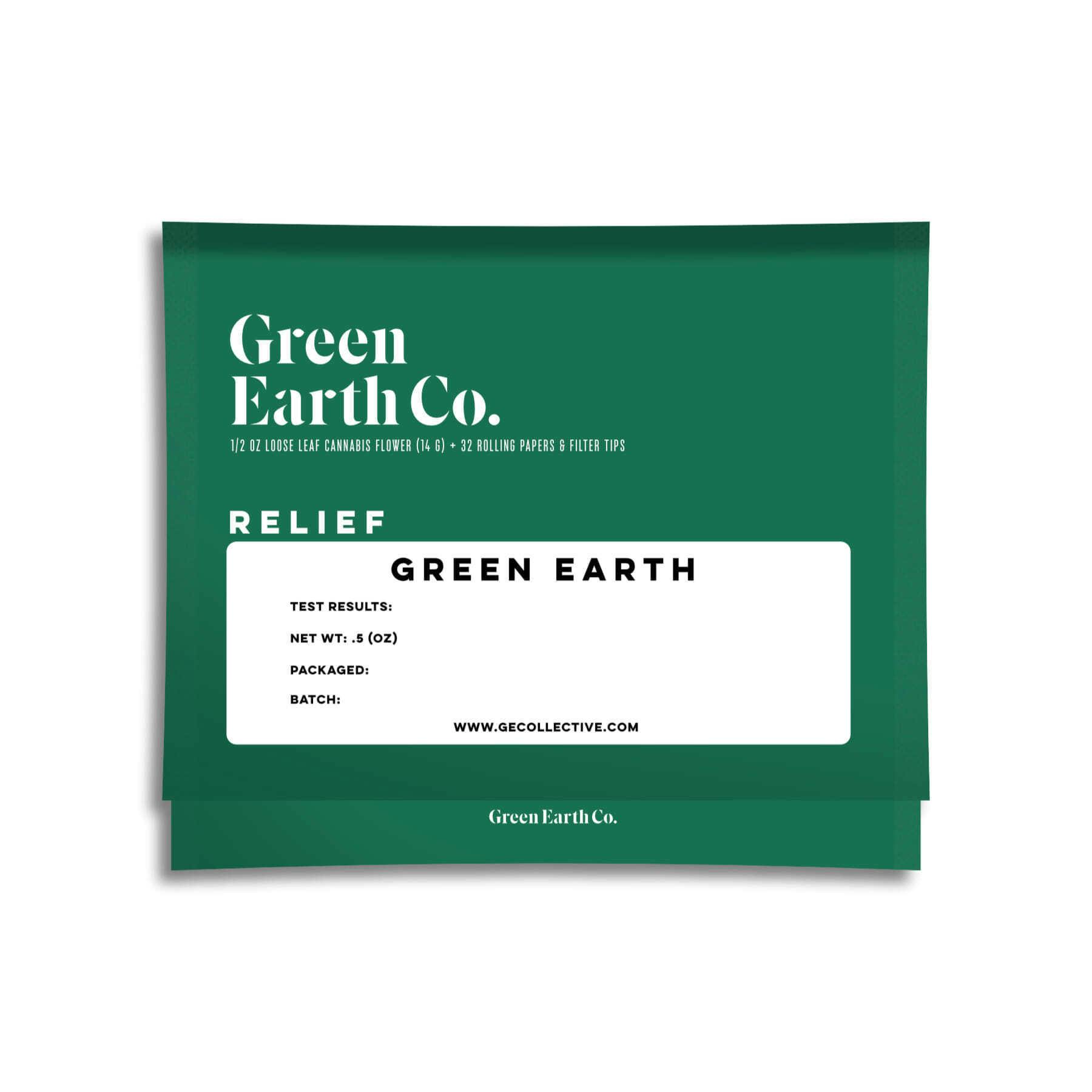 Green Earth Co.: Freedom Baby X Sour Tsunami 1:1CBD Loose-leaf Pouch W/ Papers
