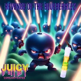 Juicy Revenge of the Blueberries Cartridge 1000mg {Indica}