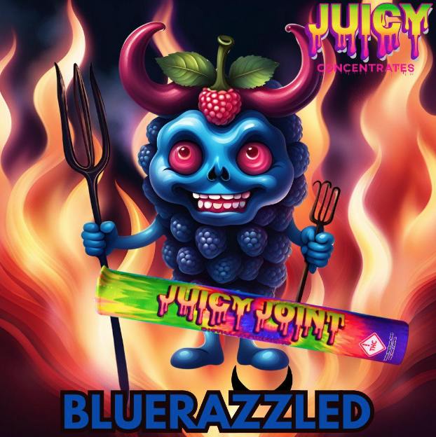 Juicy - BlueRazzled Infused Pre-Roll 1g