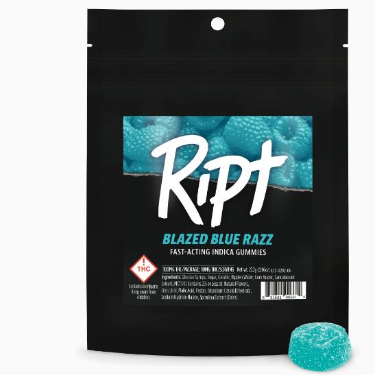 Ript - Blazed Blue Razz 100mg