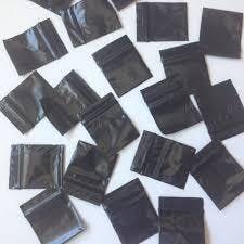 Merch - 2 Black Mini Zip Bags at Green 2 Go Dispensary