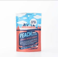 Minny Grown- 50 MG THC - Peach Gummies