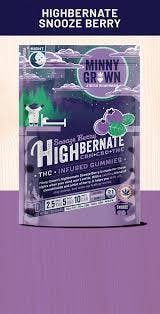 Minny Grown- 50 MG THC - Hybernate: Snooze Berry Gummies