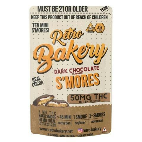 Retro - 50 THC Dark Chocolate Smores