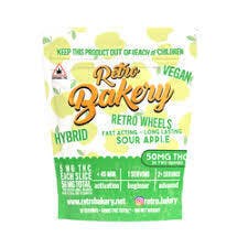 Retro - 50 MG THC Sour Apple Wheel at Green 2 Go Dispensary