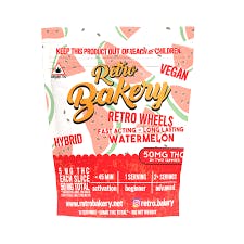Retro - 50 MG THC - Retro Wheel Watermelon at Green 2 Go Dispensary