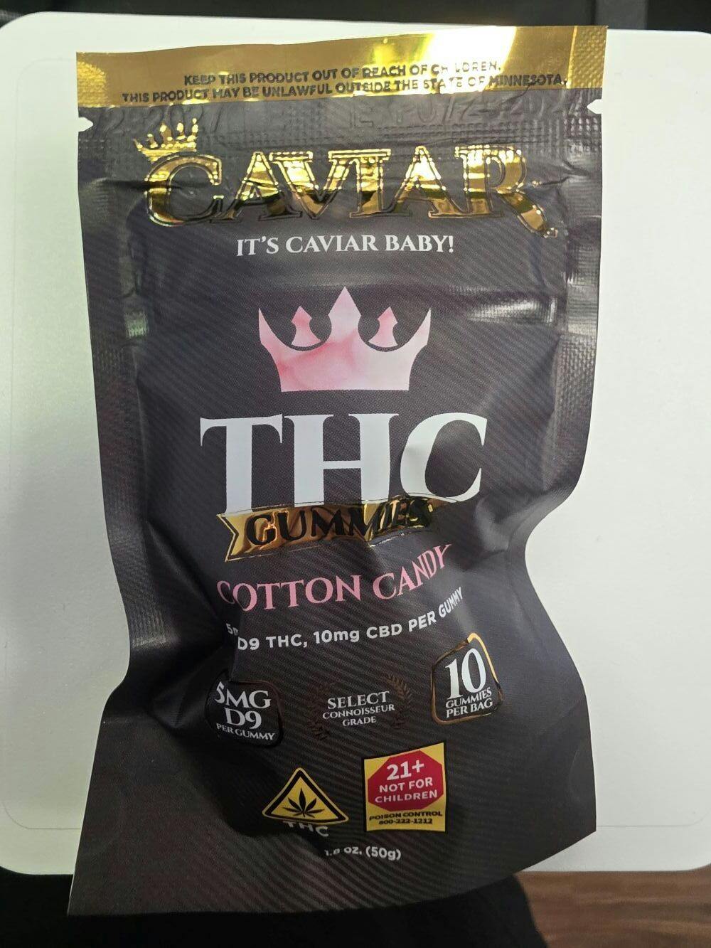 Caviar - 50 MG Cotton Candy at Green 2 Go Dispensary