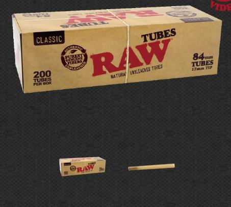 Raw Tubes 200ct 84mm