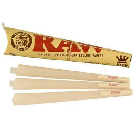 RAW Organic Hemp Cones King Size 3pck