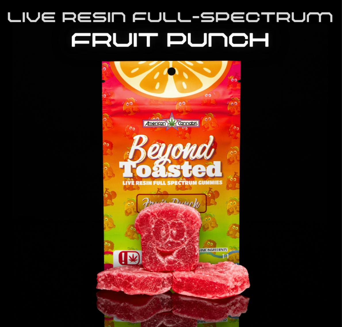 ACC Toasted Gummies Fruit Punch Full Spectrum Live Resin