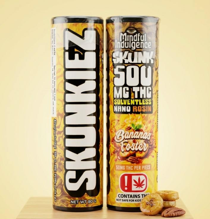 Skunkiez - Bananas Foster - Solventless Nano Rosin