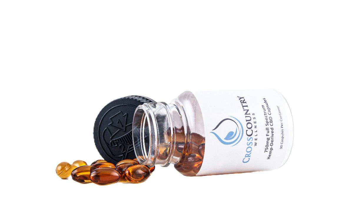 Cross Country Wellness - CBD Capsules (750MG)