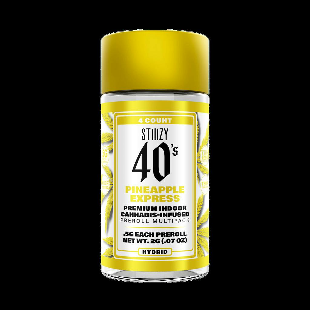 Stiiizy - Pineapple Express 40s Infused 4pk Preroll (2G)