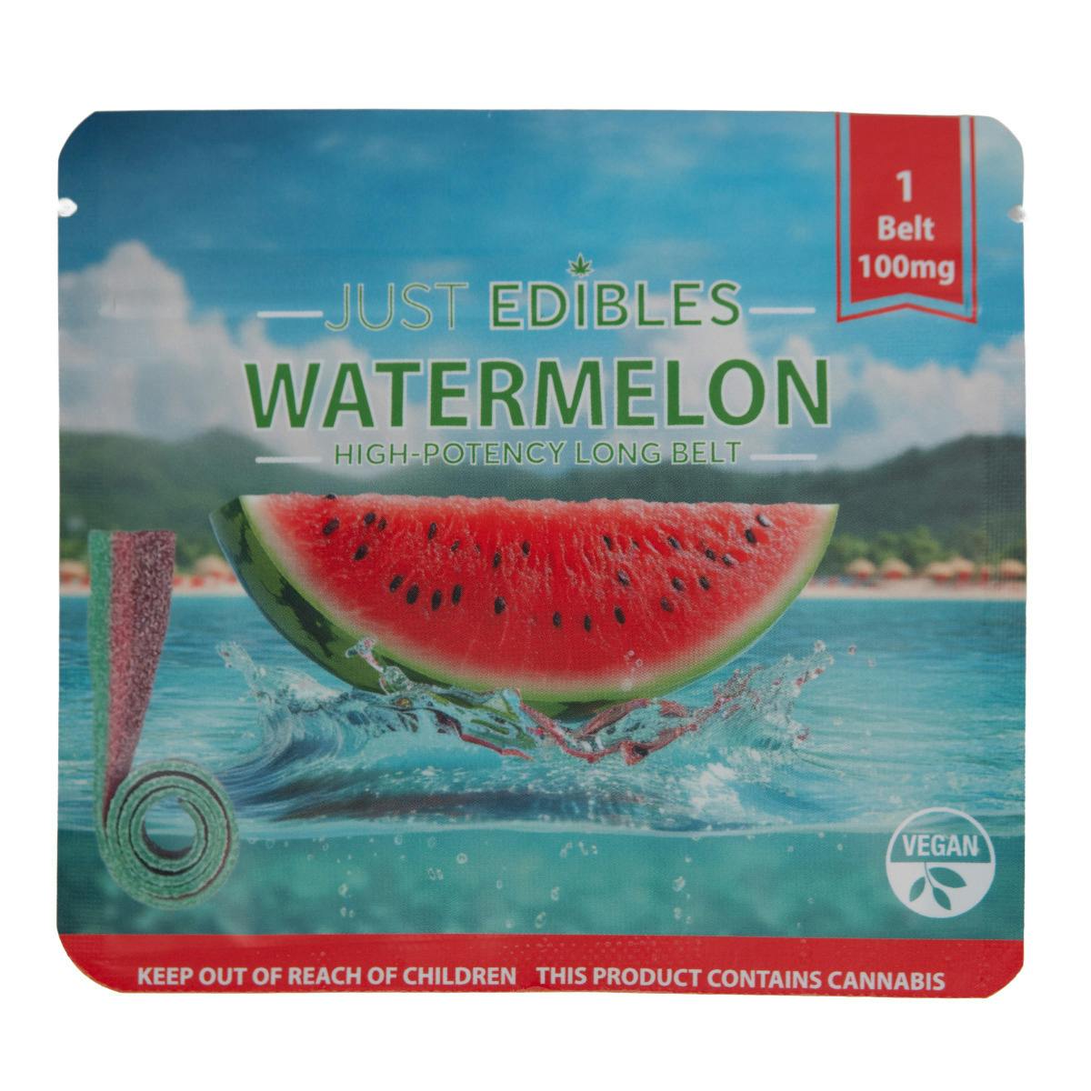 Just Edibles - Watermelon Sour Long Belt (100MG)