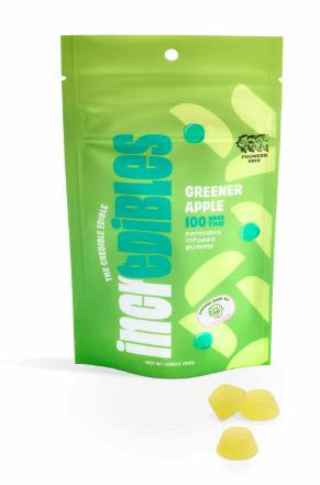Incredibles - Greener Apple Gummies (100MG)