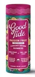 Good Tide - Passion Fruit 1:1:1 Solventless Gummies (100MG)