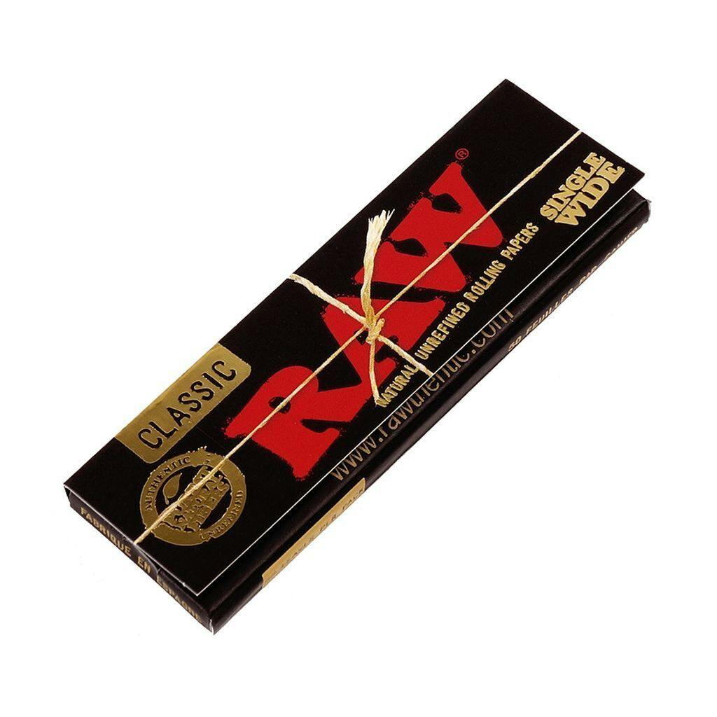 RAW - BLACK King Size Slim Rolling Paper