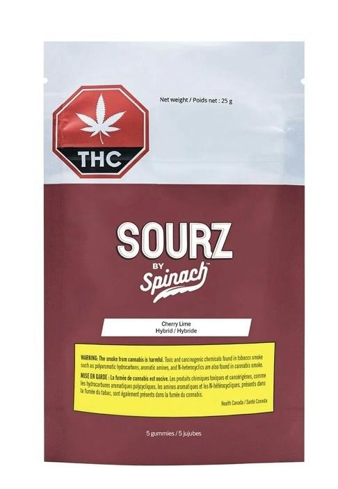 SOURZ by Spinach - Cherry Lime - 5pack